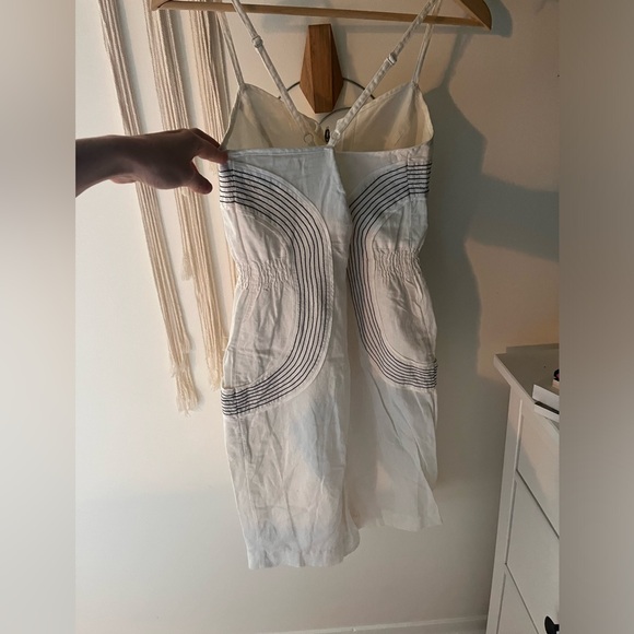 White vintage linen dress - Picture 6 of 8